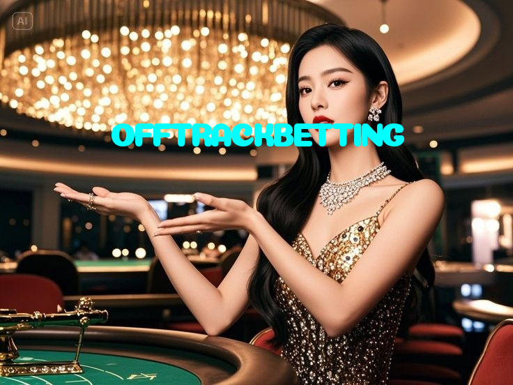 OFFTRACKBETTING casino presented on mobile device in Pakistan with slots and live games