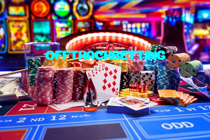 OFFTRACKBETTING casino presented on mobile device in Pakistan with slots and live games